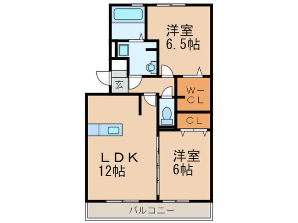 プレザントシティー長久手の物件間取画像